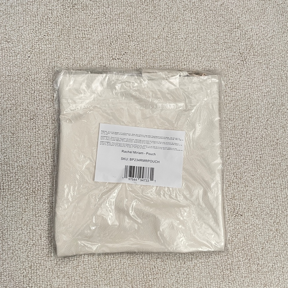 Rachel Miriam Clutch/Pouch Cream
